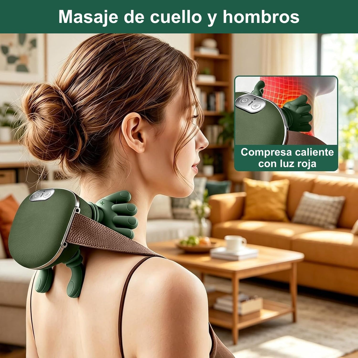 Masajeador 4D de Cuello y Espalda con Calor Calma™