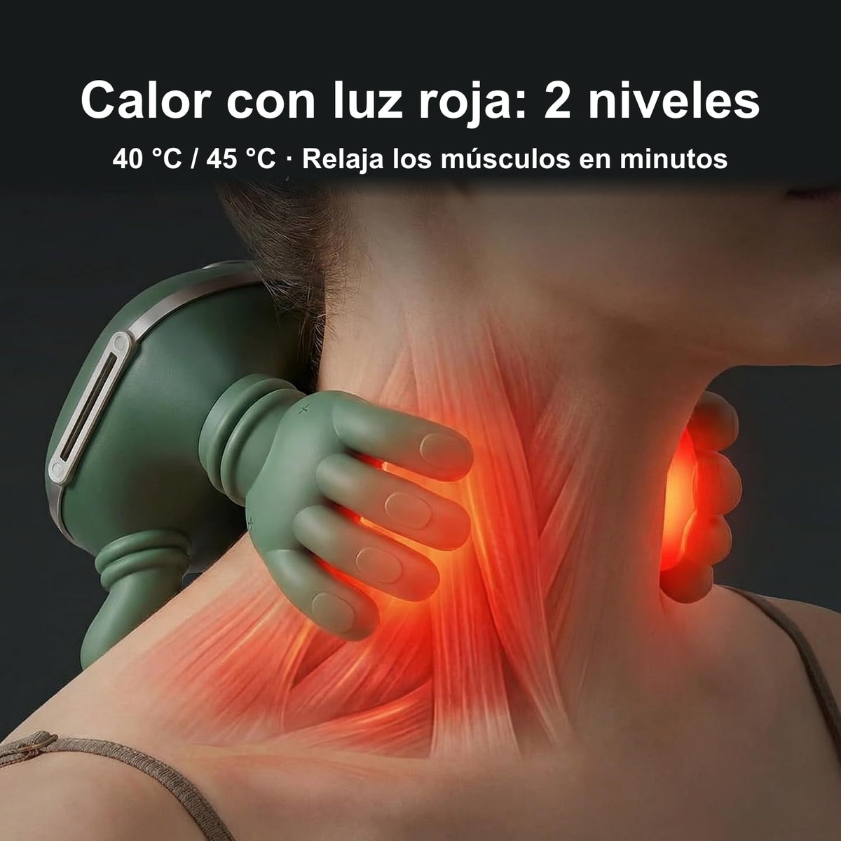 Masajeador 4D de Cuello y Espalda con Calor Calma™